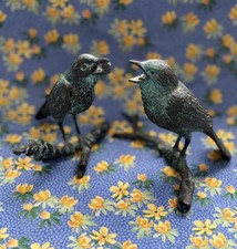 Pair green patina for sale  HULL
