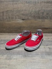 Tênis feminino Vans Off The Wall autêntico lona vermelha tamanho 10.5 comprar usado  Enviando para Brazil