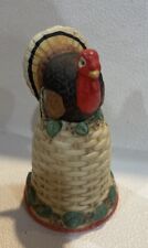 Ceramic turkey bell for sale  San Leandro