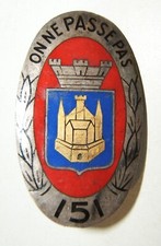 Insigne 151 regiment d'occasion  Senozan