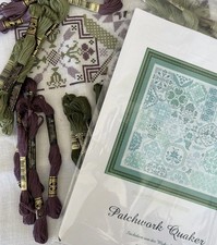 Stickideen von der Wiehenburg Patchwork Quaker Kit de Ponto Cruz Contado Iniciado comprar usado  Enviando para Brazil
