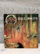 Slayer - Hell Awaits Vinyl LP 1985 Metal Blade FIRST PRESSING COMBAT JAMAICA, NY, usado comprar usado Slayer - Hell Awaits Vinyl LP 1985 Metal Blade FIRST PRESSING COMBAT JAMAICA, NY, usado comprar usado  Enviando para Brazil