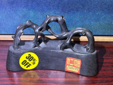 Suporte para pincel de madeira chinês antigo/antigo, usado comprar usado  Enviando para Brazil