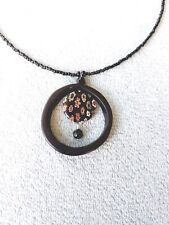 Black handmade necklace for sale  CHRISTCHURCH