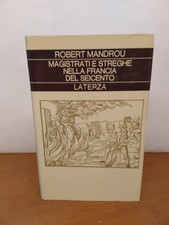 Mandrou magistrati streghe usato  Italia
