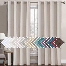 Cortina blackout de linho H.VERSAILTEX 84 polegadas de comprimento para quarto/sala térmica comprar usado  Enviando para Brazil
