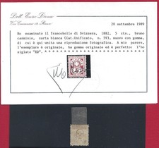 1882 centesimi marrone usato 1882 centesimi marrone usato  Milano