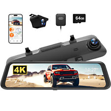 WOLFBOX 4K ADAS WIFI Przód i tył Dashcam Sterowanie głosowe Kamera samochodowa i 64G SD na sprzedaż  Wysyłka do Poland