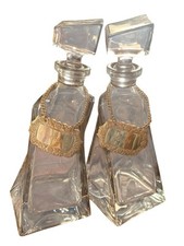 Pair bohemia crystal for sale  KILMARNOCK