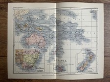 Antique map oceania for sale  STOCKPORT