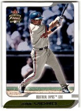 2002 Fleer Focus JE Jose Vidro #132 Montreal Expos comprar usado  Enviando para Brazil
