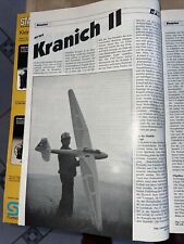 Bauplan segelflugzeug kranich gebraucht kaufen  Gunzenhausen
