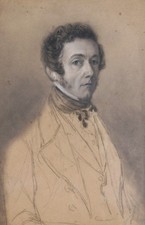 Dessin encadré portrait d'occasion  Paris IX
