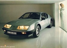 Catalogue brochure alpine d'occasion  Saône