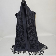 Cachecol Patrick Francis Irlanda 100% puro novo lã nó celta reversível 70"x15" comprar usado Cachecol Patrick Francis Irlanda 100% puro novo lã nó celta reversível 70"x15" comprar usado  Enviando para Brazil