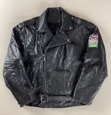 Vintage leather biker for sale  ROYSTON