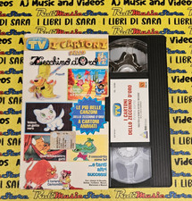 Vhs cartonata cartoni usato  Vigarano Mainarda