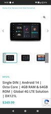 Single din 10.1 for sale  DUDLEY