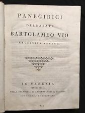Panegirici dell abate usato  Parma