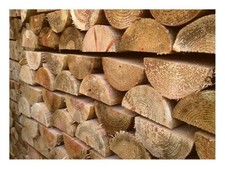 Half round wooden for sale  ALTON