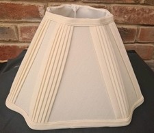 Cream pleated fabric for sale  BRADFORD