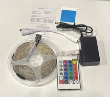 Pacote com 9 luzes de tira de LED coloridas com APP, 10m/32,8 pés luzes de tira à prova d'água comprar usado  Enviando para Brazil