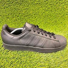 Tênis esportivo Adidas Superstar Foundation preto masculino tamanho 12 caminhada comprar usado  Enviando para Brazil
