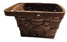 Cesta de tecido 7” de largura 5” alça articulada gota madeira marrom rústica primitiva 1 contagem comprar usado Cesta de tecido 7” de largura 5” alça articulada gota madeira marrom rústica primitiva 1 contagem comprar usado  Enviando para Brazil