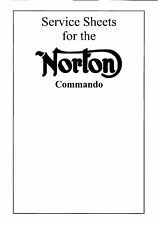 Norton service sheet for sale  Lexington