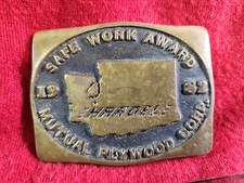 Belt buckle award for sale  Winlock