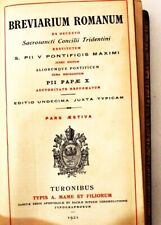 Breviarium romanum pars usato  Milano
