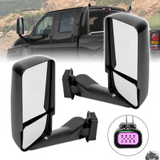 Conjunto de espelho de porta manual transparente para Chevy Kodiak GMC Topkick C6500 C7500 #25886111, usado comprar usado  Enviando para Brazil