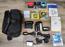 Sony Handycam HDR-SR10 40GB gravador de câmera de vídeo digital HD pacote enorme comprar usado  Enviando para Brazil