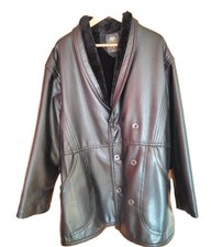 Lederjacke herren schwarz gebraucht kaufen  Diepholz