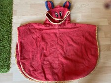 Rotes kapuzenhandtuch poncho gebraucht kaufen  Waldachtal
