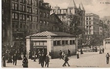 Cartão postal antigo de Boston, MA Massachusetts, entrada no metrô comprar usado  Enviando para Brazil