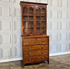 Antique mahogany secretaire for sale  SPILSBY