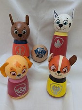 Four wooden paw for sale  NEWPORT
