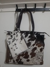 Cowhide tote bag for sale  ROMFORD