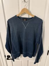 Rrl blue crewneck for sale  Wrentham