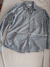 Bluse grau weiß gebraucht kaufen  Wörth