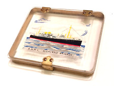 Antigo navio de brigada RMMV Highland Rev. Estojo de cartão de cigarro pintado comprar usado Antigo navio de brigada RMMV Highland Rev. Estojo de cartão de cigarro pintado comprar usado  Enviando para Brazil