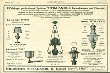 Publicité ancienne éclairage d'occasion  France