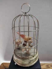 Caixa de música mecânica Schmid Bros pássaro em uma gaiola "Oh What a Beautiful Morning" MCM comprar usado  Enviando para Brazil