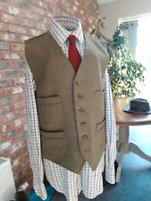 Tweed waistcoat 40reg for sale  DONCASTER