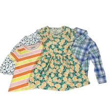 Lote de roupas infantis Nordstrom tamanho 2 e 2T pacote vestido blusa xadrez listrada comprar usado  Enviando para Brazil