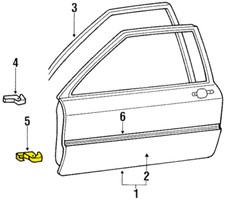 VW Fox Gol Tür Scharniere unten Edscha BRAZIL 307.831.411-1-2ZH comprar usado  Enviando para Brazil