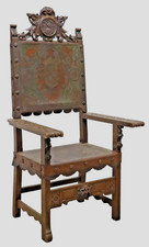 Antique chair throne for sale  Austin