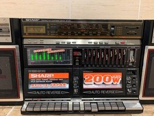 Gravador de fita cassete rádio Japão vintage boombox Sharp wf 939  comprar usado  Enviando para Brazil