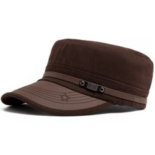 Leather brim mens for sale  ILKESTON